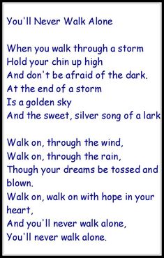 your grandpa walks with you Inspirational Song Lyrics, Alone Lyrics, Great Song Lyrics, Inspirational Songs, Walk Alone, You'll Never Walk Alone, Never Alone, Afraid Of The Dark, Walking Alone