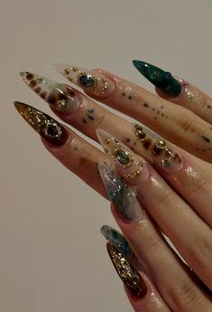 Pinterest App, Pretty Gel Nails, Glam Nails, Nail Jewelry, Fire Nails, Pretty Acrylic Nails, Dope Nails, Best Acrylic Nails