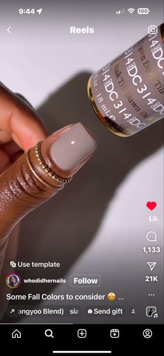 Short Square Acrylic Nails, Gel Nail Colors, Hair Skin Nails, Short Acrylic Nails Designs, Neutral Nails, Classy Nails, Chic Nails