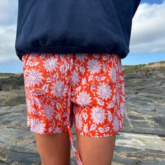 Our pyjama shorts are a relaxed, boxy fit and have been lovingly handmade by artisans in Jaipur using the traditional craft of block printing. Perfect for lazy days, beach fun and cozy nights in. The cotton is hand printed so please allow for small discrepancies in designs as each pair is unique. 100% Organic Cotton Natural Dyes Handmade in Jaipur Machine Washable (30 degrees) - we recommend washing before first wear Lazy Days, Orange Orange, Cotton Pyjamas, Block Printing, Traditional Crafts, Pajama Shorts, Beach Fun, Independent Designers Fashion, Natural Dyes