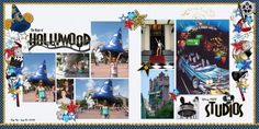 a collage of images from the hollywood studios