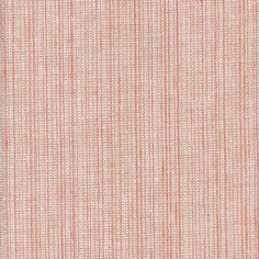 an orange and white striped wallpaper with vertical lines on the fabric, as well as horizontal stripes