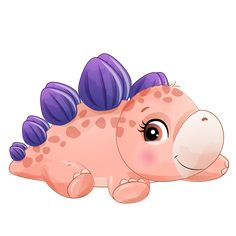 a pink and purple fish with blue hair on it's back, laying down