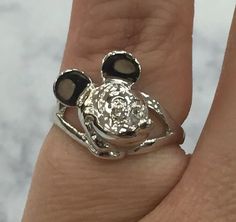 Mickey Mouse Jewelry, Mouse Jewelry, Mouse Ring, Mickey Mouse Ring, Diamond Eyes, Jewelry Boards, Disney Jewelry, Disney Inspired, Jewelry Pieces