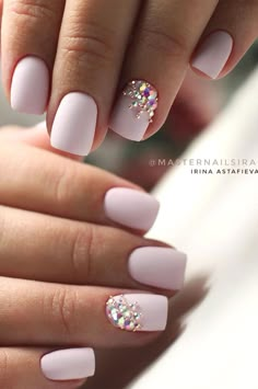 Simple Wedding Nails, Bridesmaids Nails, White Acrylic Nails, White Nail Art, Wedding Nails For Bride, Wedding Nails Design, Her Nails, Bride Nails, Short Acrylic Nails Designs