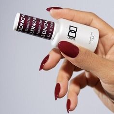 Dnd Dark Scarlet Gel Polish, Dnd Gel Polish Colors Fall 2024, Dnc Nail Colors Gel Fall, Fall Dnd Nail Colors, Dnd Fall Nail Colors 2024, Dnd Fall Nails, Fall Dnd Gel Colors, Dnd Fall Gel Polish Colors, Cranberry Red Nails