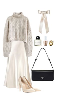 Satin Long Skirt, Sunday Church Outfits, Skirt Ootd, Church Clothes, Outfit Inso, Cute Modest Outfits, Silk Maxi Skirt