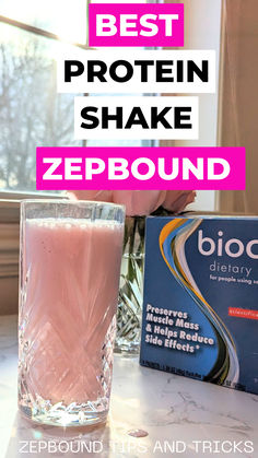 Zepbound Diet Best Protein Shake. Zepbound Tips And Tricks For Mounjaro Diet Meal Plans Protein Shake. How To Increase Weight, Help With Nausea, Best Protein Shake