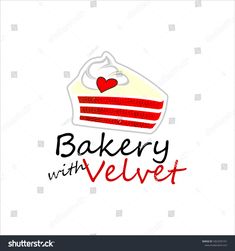 the logo for bakery with velvet