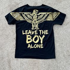 Boy London “Leave The Boy Alone” Tee Shirt Unisex Size Small New Without Tags London T Shirt, Boy London, The Boy, Men Boys, Tee Shirt, Tee Shirts, Mens Shirts, Man Shop, London