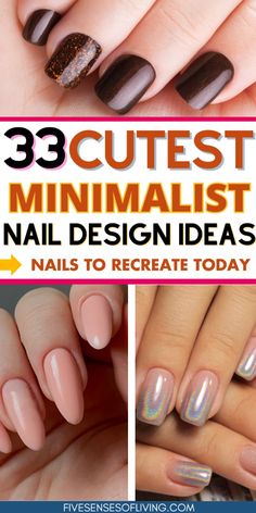 Elevate your look with these simple nail designs that are both stylish and easy to achieve! From minimalist nail art to trendy acrylic designs, these simple nail art ideas are perfect for any nail type. Whether you're going for a chic and understated look or want something effortlessly stylish, these nail designs have you covered. Simple Nail Art Ideas, Simple Nail Design, Cute Easy Nail Designs, Minimalist Nail, Easter Nail Designs, Graduation Nails, Cute Simple Nails