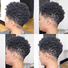 Black Women Short Hairstyles Fade, Womens Fade Black Women, Nice Short Haircuts For Black Women, Short Tapered Haircut For Black Women, Womens Tapered Natural Haircut, Black Woman Tapered Haircut, Tapered Hair Black Women, Low Taper Fade Haircut Black Women, Natural Hair Undercut Black Women