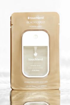 Details: The award-winning hydrating hand sanitizer mist that feels as good as it looks. Say so long to sticky, goopy hand sanitizers, and hello to our really good, really cute hand sanitizing mist that not only cleans your hands, but makes them soft to touch, and smell good, too. Every bottle of Touchland Power Mist is packed with good-for-you, vegan, and not-sticky ingredients like Aloe Vera and essential oils that spritz lightly and evenly to keep your hands happy (not dry). ● Hydrating. Fast Hand Sanitizer Sweater Weather, Touch Hand Power Mist, Fresh Coconut Water, Fresh Coconut, Skin Care Items, Birthday List, Tropical Island, Birthday Wishlist, Sweet Orange