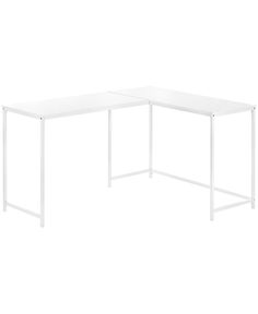 two white tables sitting next to each other on a white surface with no one in it