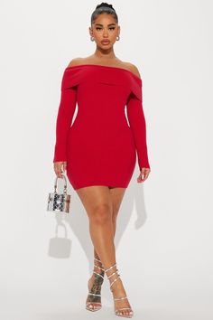 Violet Sweater Mini Dress - Red | Fashion Nova, Dresses | Fashion Nova Dress Off Shoulder Long, Mini Dress Off Shoulder, Sweater Mini Dress, Stephanie Rao, Red Sweater Dress, Gal Gadot Wonder Woman, Dress Off Shoulder, Mini Sweater Dress, Red Sweater