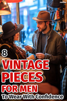 Keep reading to discover how to seamlessly incorporate vintage elements into your personal style. Pieces Men, Vintage Shopping, Much Needed, Pull Off, Vintage Pieces, The Secret