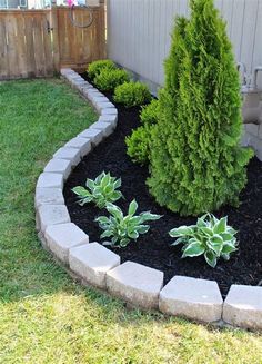 corner yard landscaping ideas backyards Gardening Layout, Modern Front Yard, Easy Landscaping, Home Landscaping