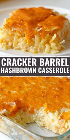 this casserole has been made with hashbrown and is ready to be eaten