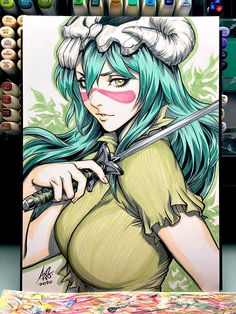 Nelliel Bleach, Nelliel Tu Odelschwanck, Stanley Artgerm, Anime Drawing Books, Arte Dc Comics, Comics Girls, Bleach (anime)