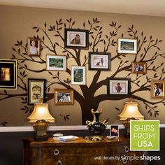 a family tree with pictures on it and the words special offer 10 % off code simpleshapes10