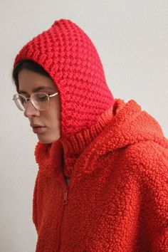 Woolen Chunky balaclava hat in red and orange. Our balaclava is made of high quality merino wool. Balaclava made of warm bulky yarn, knitted by hand. Needless to say this is the epitome of soft & cozy. This is a small thing that can make your F/W outfit sing. Perfect for the upcoming F/W season. Item are designed to protect your ears, forehead and neck area from cold and wind, with a tight-fitting lining. Handmade with love. Winter Knit Cap Bonnet, Red Knitted Beanie For Winter, Red Knitted Winter Beanie, Full Face Knitted Bonnet For Cold Weather, Cozy Red Beanie For Winter, Cold Weather Full Face Knitted Bonnet, Knitted Full-face Bonnet For Cold Weather, Cozy Red Winter Beanie, Cozy Hand Knitted Balaclava For Outdoor