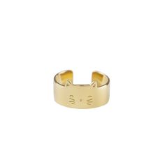 Large Cats, Plated Ring, Gold Plated Rings, Support Local, Ring Gold, Made In France, Gold Ring, Women Rings