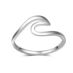 Features: Made of prime-quality 925 sterling silver that won’t corrode, rust, fade, or tarnish for a decade Available in any size that allows you to choose a suitable option according to your finger’s diameter The weight of the ring is around 1.1g only, which feels comfortable in your fingers Features an irregular ocean wave shape that makes the wedding band ideal to grab the attention of public Suitable jewelry to elevate your outlook before going to any occasion such as Engagement, Anniversary Daily Rings, Wave Wedding Band, Eternal Rose, Trendy Ring, Finger Rings, Latest Tech, Stackable Ring, Timeless Jewelry, Rings For Women