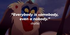 a cartoon character with an evil look on his face and the words everybody is somebody, even a nobody