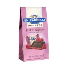 ghirardbell squares dark and raspberry