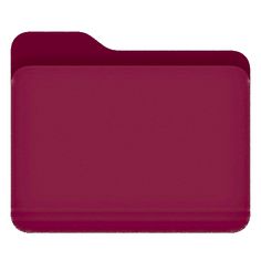 a red plastic file folder on a white background