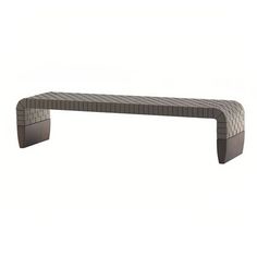 a bench made out of bricks on a white background