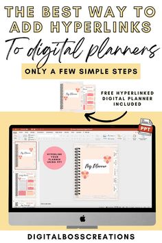 the best way to add hyperlinks to your digital planner is with this free printable