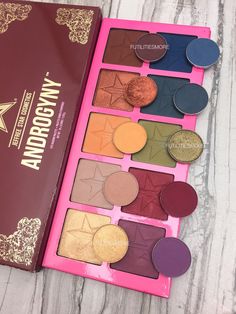 Jeffree Star Androgyny, Androgyny Palette, Best Waterproof Mascara, Monolid Eyes, Bold Makeup Looks, Beauty And Makeup, Magical Makeup, Bold Makeup