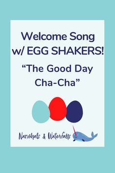 the good day cha - cha song is shown with an image of a whale and bubbles