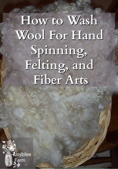 how to wash wool for hand spinning, felting, and fiber arts book cover