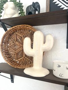 Ceramic Cactus Decor Desert Theme Decor, Cactus Room Aesthetic, Cactus Office Decor, Desert Room Decor, Bathroom Cactus Decor, Desert Office Theme, Cute Cactus Room Ideas, Ceramic Cactus, Western Cactus Room Decor