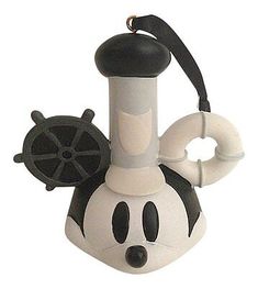 a mickey mouse air freshener hanging from a hook