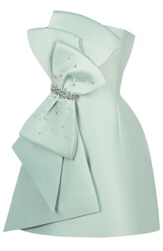 Strapless Crystal Bow A Line Dress Green DESIGN: Color: Green Strapless design Sleeveless Bow detail Embellished with rhinestones Concealed zipper at back Gentle Dry Clean Only Length: Mini. Above knee MATERIAL: Polyester + Cotton + Silk Delicate sewing and hemming by durable needle lockstitch machine. YKK zipper (known as the most durable and reliable zippers manufactured today). To maintain the beauty of your garment, please follow the care instructions on the attached label. Colour may vary due to lighting on images. The product images (without model) are closest to the true color of the item.     * Order one size up for a relaxed fit. * Pay special attention on measurements to ensure proper fit. * If you are between two sizes the larger one is recommended.    & Dresses With Bows In The Back, Neon Dress, Bow Mini Dress, Elegant Party Dresses, Sparkly Dress, Line Dress, Ykk Zipper, Lace Maxi Dress, Bow Detail