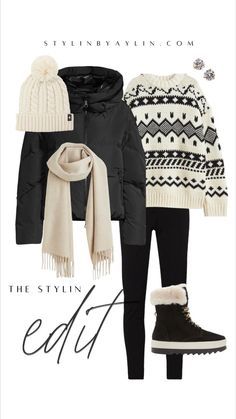 Cold Weather Outfits Winter, Winter Outfits Snow, Winter Travel Outfit, Winter Outfits Cold, Cute Winter Outfits