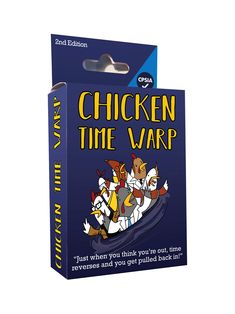 PRICES MAY VARY. The clock is ticking! Only one player will escape the time vortex! Chicken Time Warp is a kooky, fast-paced, elimination-style game that uses time travel to bring eliminated players back into the game over and over. Only the player who steals the Escape Pod card will win when the time is up! 🐔 WHAT IS IT? Chicken Chicken Time Warp is a party game for 3-6 players that takes around 30 minutes to play. 🐔 HOW'S IT DIFFERENT? It's a "last player standing wins" elimination style gam Time Travel Party, Escape Pod, Game For Adults, Fishing Cards, Color Puzzle, Kids' Games, Adult Party Games, Classic Board Games, Time Warp