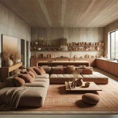 a living room filled with lots of furniture