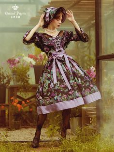 OP Dress♥Ready to Ship♥ Victoria Garden ♥Classical Lolita Dress – nbsama Fun Office, Spooky Party, Op Dress, Lolita Dress, Lolita Fashion, Goth Fashion, Puppets, The History, Genshin Impact