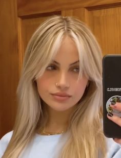 Long Hair For Women In Their 40s Bangs, Ear Length Curtain Bangs, Wispy Curtain Bangs Long Hair Straight, Blonde Haircut With Bangs, Blond Fringe, Money Piece Curtain Bangs, Partial Bangs, Blonde Hair Fringe, Blonde Hair With Fringe