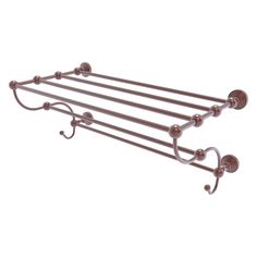 #finish_Antique Copper Towel Shelf, Waverly Place, Brushed Bronze, Brass Material, Antique Copper, Oil Rubbed Bronze, 12 12, Space Saving, Antique Brass