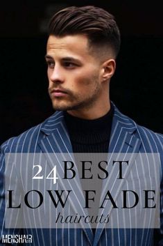 A low fade haircut is one of the coolest, most popular haircuts right now. It is easily customized to suit each taste. Pick the look here. Low Fade Haircut Men's, Haircut Undercut, Undercut Fade, Taper Fade Haircut, Tapered Haircut