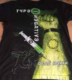 Type O Negative Shirt, Crystal Castles, Peter Steele, Type O Negative, Personalized T Shirt, Band Shirt, Older Brother, Emo Scene, Swaggy Outfits