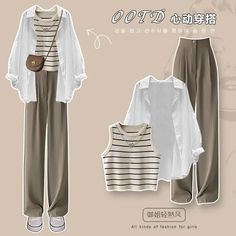 modname=ckeditor
       





 Color: Three piece set, Vest; Size: M(40-50KG), L(50-60KG), XL(60-70KG), XXL(70-80KG), XXXL(80-90KG), 4XL(90-100KG) Striped Cami Tops, Sheer Swimsuit, High Waist Wide Leg Pants, Casual Shirt Women, Quick Outfits, Beautiful Clothes, 가을 패션, Kawaii Clothes, Mua Sắm