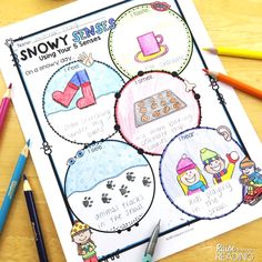 Winter 1st Grade Crafts, Reading Buddy Christmas Activities, First Day Of December Activities, Free Winter Activities, December Classroom Activities, Winter Homeschool, Winter Writing Activities, Arctic Art, Winter Classroom Activities