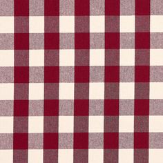 a red and white checkered fabric