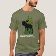 Yellowstone Park, Up North, Silhouette Design, Tshirt Colors, Moose, Fashion Store, Michigan